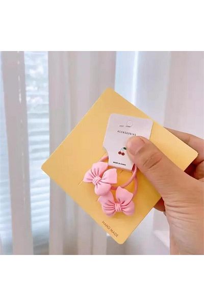 So Much Accesories So Much Children's Cute 2-Piece Bow Rubber Buckle Set