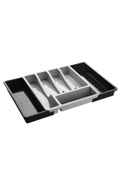 Ecolux Anthracite Double Sided Practical Drawer - Space Holder and Spoon Holder Ladle