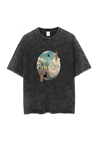 Touz Moda Washable Little Witch Kiki Unisex Vintage T-shirt