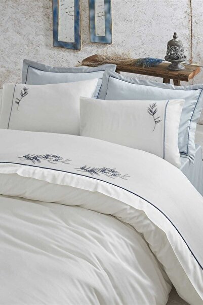 Ecocotton طقم غطاء لحاف مزدوج واسع للغاية - قطن عضوي، عميق
