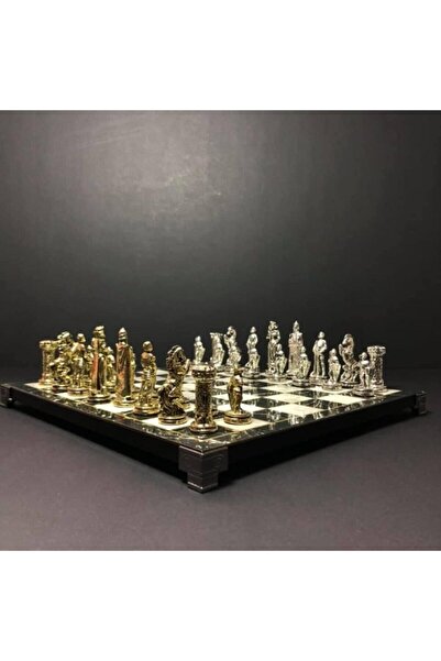 Devrizaman Birleşik Krallık Asker Taşlı Büyük Boy Satranç Takımı