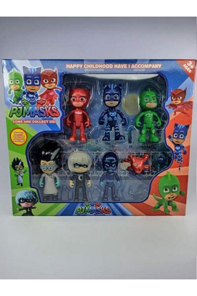 PJMASKS Pj Masks 6 Figure 4 Accessories Pj Masks 10 Pieces