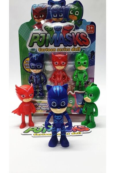 mrc Maskeli Kahramanlar Kedi Çocuk Kertenkele Çocuk Ve Baykuş Kız