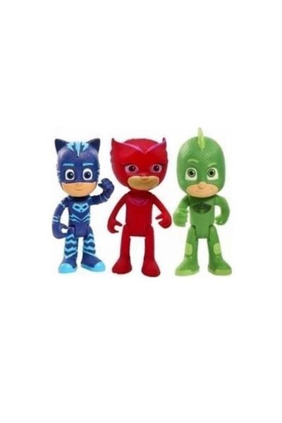 CAN Pjmasks 3-Piece Figure Set Pajamas Masked Toy Pijamaskeliler