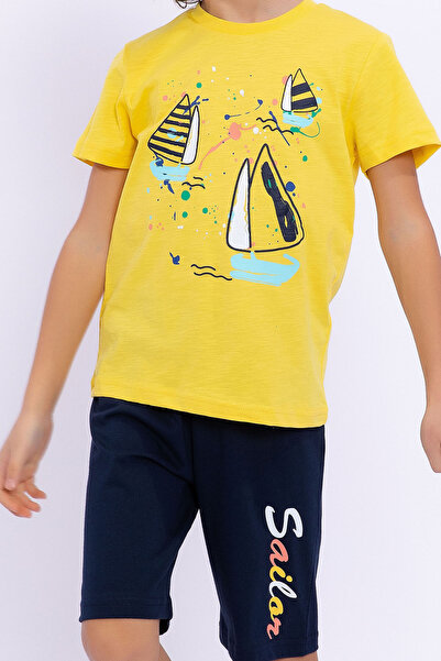 ROLY POLY Rolypoly Boy's Yellow Bermuda Set