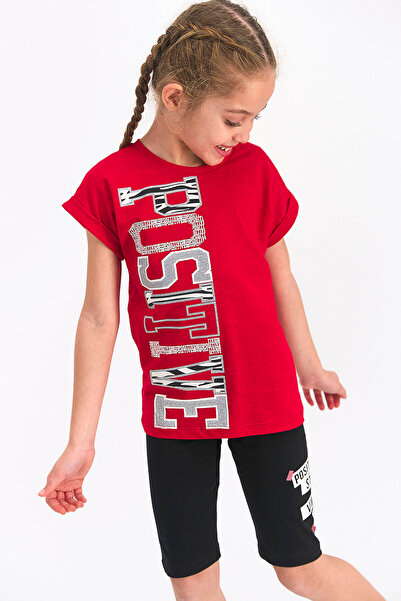 ROLY POLY Rolypoly Positive Red Girls' Tights Bermuda Set