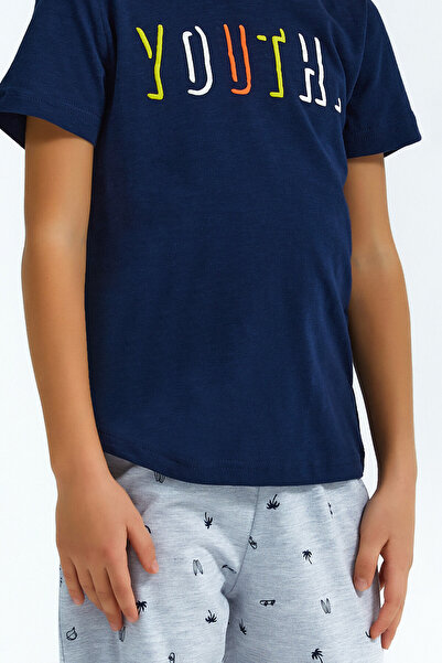 ROLY POLY Navy Blue Boy Bermuda Set - Rolypoly Youth