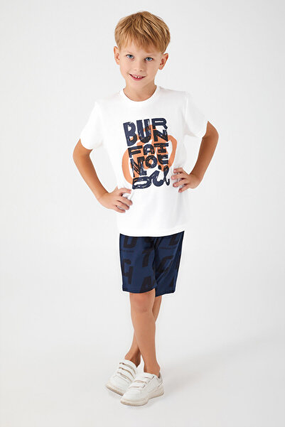 ROLY POLY Boy's Cream Bermuda Suit - Rolypoly Summer