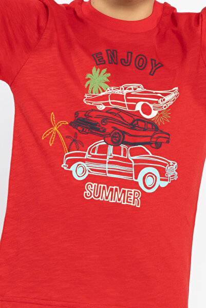 ROLY POLY Rolypoly Enjoy Summer - Red Boy Bermuda Set