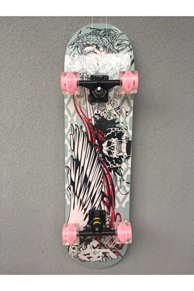 CANSPORT Can Sport Profesyonel Zımparalı Silikon Tekerli Işıklı Kaykay