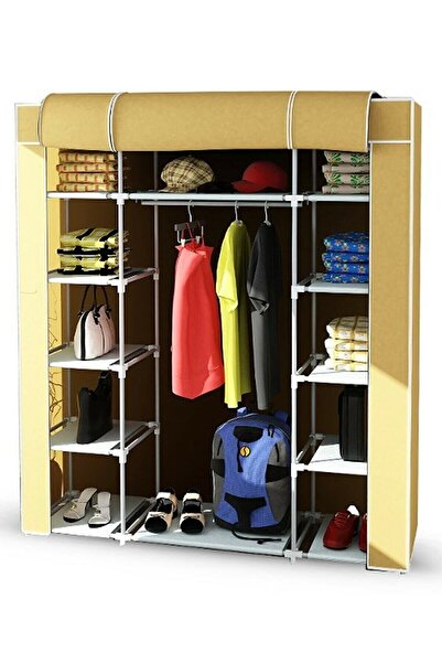 YükselenTicaret Güçlendirilmiş Çelik Profilli 12 Raf+60 Cm Askılık Çift Yanda...