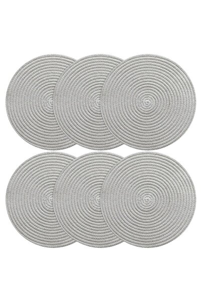 GARDENYA HOME 2 Adet Krem Jüt Supla / Amerikan Servis Lux Sunum Tabak Altlığı