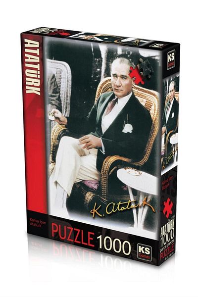 Ks Puzzle Ataturk Drinking 1000 Coffee 11195