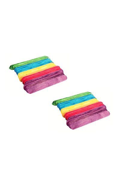 Nani Toys Set of 100 Colorful Tongue Sticks /