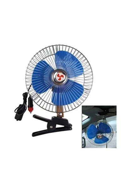 SAYONA 12 Volt 6 Inç" Araç Içi Mandallı Oto Vantilatörü