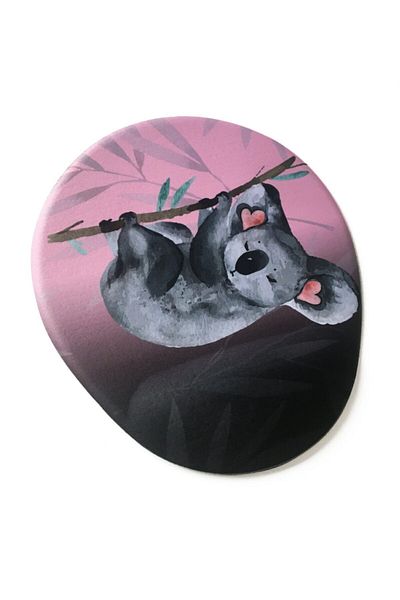 4k tasarım Koala Mouse Pad με υποστήριξη καρπού - Ροζ