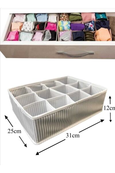 ALAS Οργάνωση υφασμάτινου συρταριού 12 θέσεων