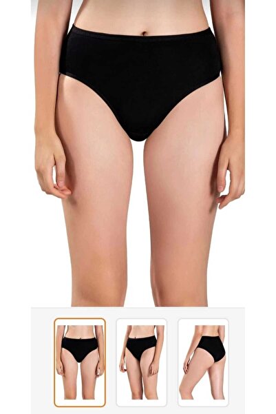 Jiber Εύκαμπτο βαμβακερό σλιπ με ψηλή μέση 9" συσκευασία