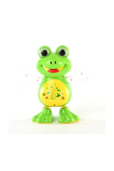 Şen Oyuncak Pilli Işıklı Dans Eden Kurbağa