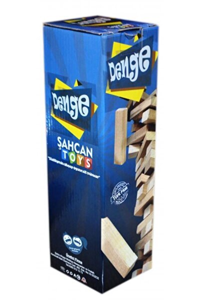 ŞAHCAN TOYS Jenga Ahşap Kule Denge Blokları