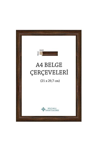 Selçuklu Sanat إطار A4 الأولدرجة 22 ملم (اللون: بني)