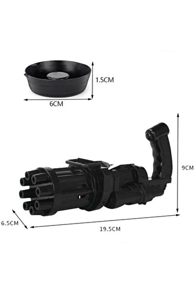Genel Markalar Baloncuk Atan Minigun Tabanca - Çocuklar İçin Eğlenceli Oyuncak
