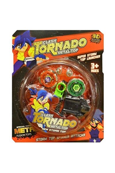 CAN OYUNCAK Oyuncak Sahalı 2'Li Tornado Beyblade /