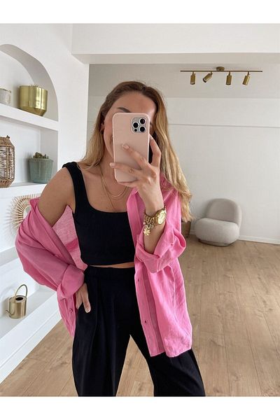 lukka butik Pink Shirt