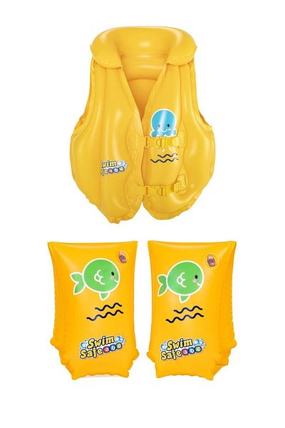 BESTWAY Sleeves and Life Jacket Set of 2