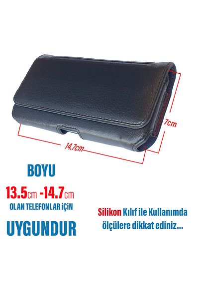 VİZYON Phone Holster Waist Belt Holsters with Magnet with Cap for Belt Mounted