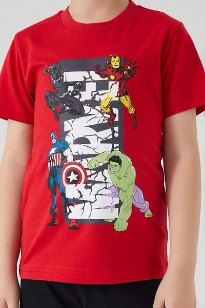 AVENGERS Avangers Boy Red Capri Suit