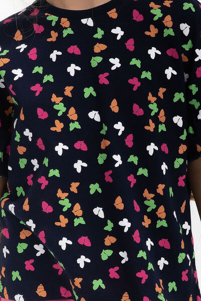 ROLY POLY Rolypoly Butterflys Navy Blue Girls' Tights Set