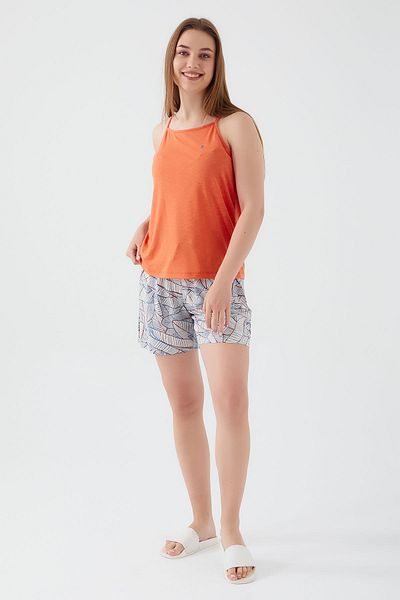 Pierre Cardin Women's Orange Shorts Set