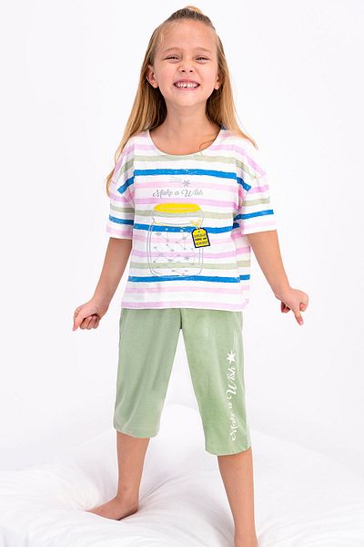 ROLY POLY Set Capri Rolypoly Make A Wish Water Green Girls