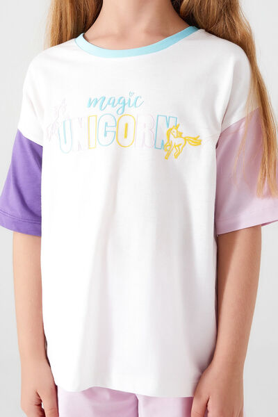 ROLY POLY Rolypoly Magic Unicorn Cream Girl's Shorts Set