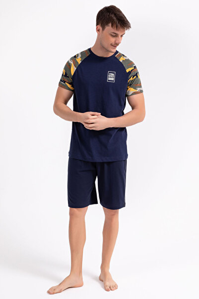 ROLY POLY Rolypoly Men's Navy Blue Bermuda Suit