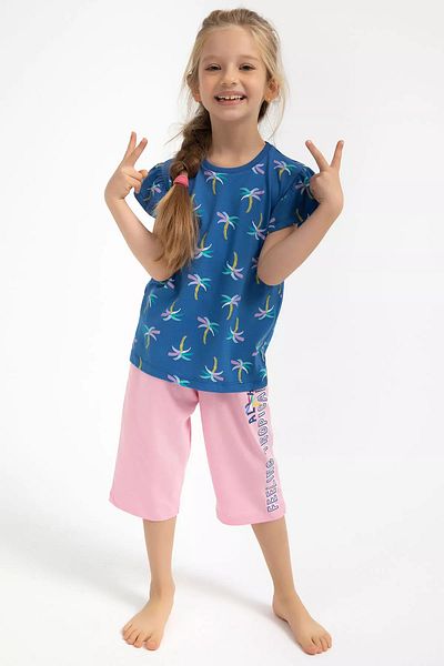ROLY POLY Rolypoly girl's blue capri set