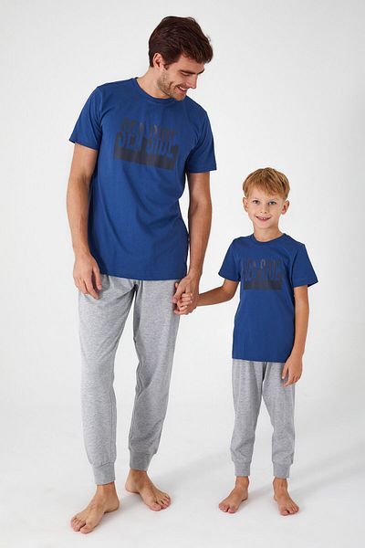 ROLY POLY Σετ πιτζάμες Rolypoly Boy's Blue κοντομάνικο
