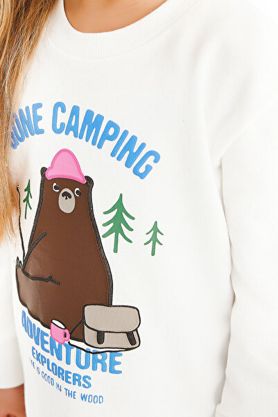 ROLY POLY Rolypoly Gone Camping Krem Kız Çocuk Eşofman Takım