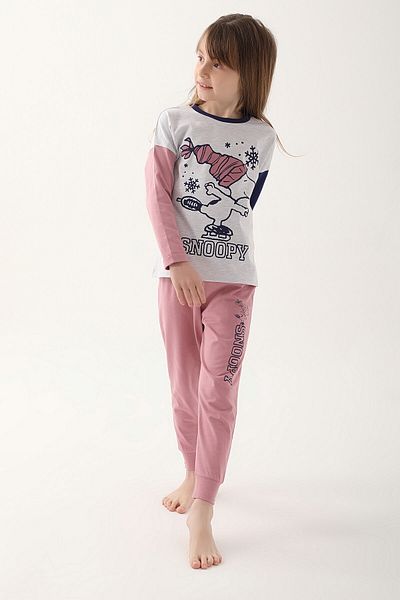 SNOOPY Snow Melange Girl's Double Suit