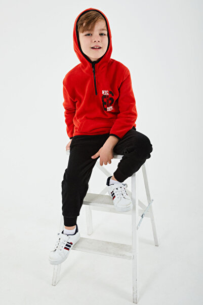 ROLY POLY Rolypoly Nyc Dept Kiremit Erkek Çocuk Uzun Kol Eşofman Takım