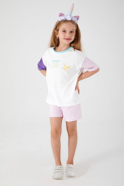 ROLY POLY Rolypoly Girl's Cream Shorts Set