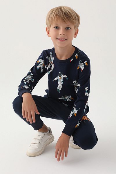 Rolypoly Σετ αθλητικής φόρμας Astronout Navy Blue Boy