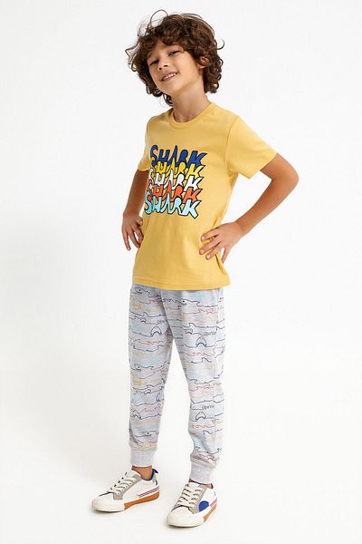 ROLY POLY Boy's Tracksuit Set - Rolypoly Shark Mustard
