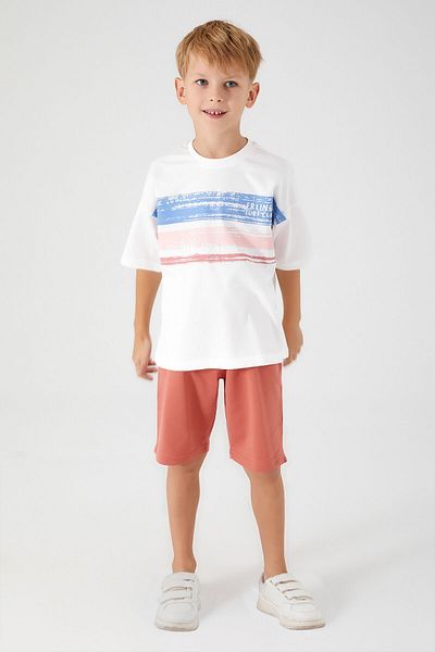ROLY POLY Rolypoly Surf Club Cream Boy Bermuda Set