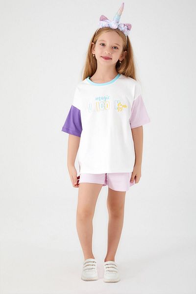 ROLY POLY Rolypoly Girl's Cream Shorts Set
