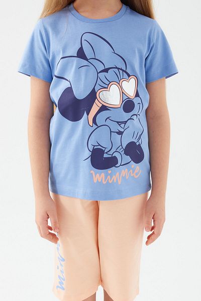 Minnie Mouse Κοριτσίστικο Σετ Κάπρι Μπλε