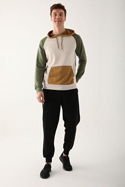 Arnetta Men's Green Long Sleeve Tracksuit Set