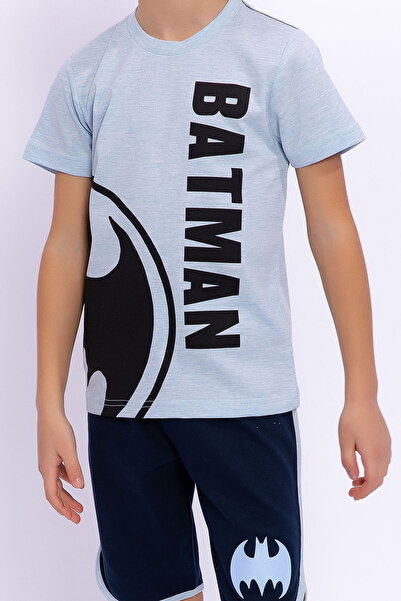 Batman Boy's Bermuda Suit - Licensed, Piping Blue