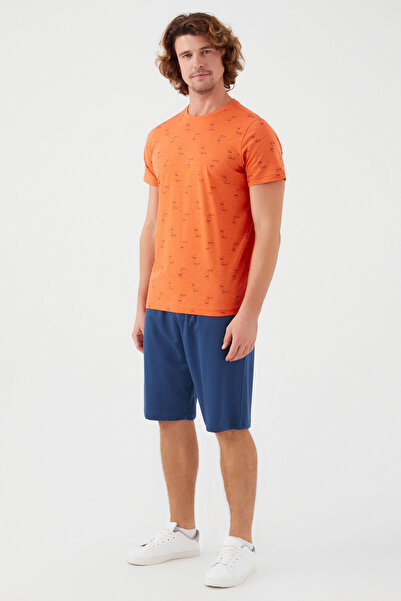 Arnetta Boy's Orange Bermuda Set